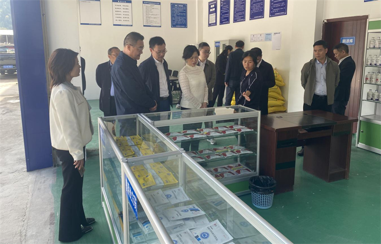 四川省供銷(xiāo)社黨組成員、理事會(huì)副主任、一級(jí)巡視員楊武秀帶隊(duì)到萬(wàn)源調(diào)研集團(tuán)舊院黑雞產(chǎn)業(yè)發(fā)展工作